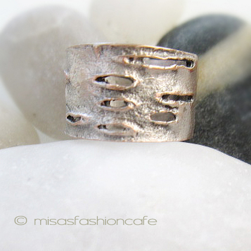 （画像用） マイケルミショー リング ピンクシルバー白樺