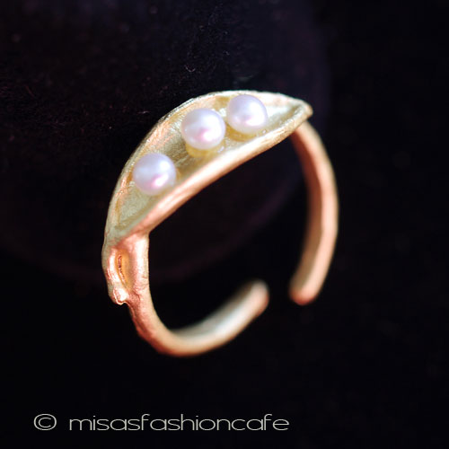 （画像用） マイケルミショー　リング さやえんどう豆　再販！