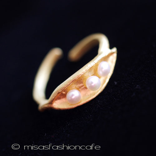 （画像用） マイケルミショー　リング さやえんどう豆　再販！