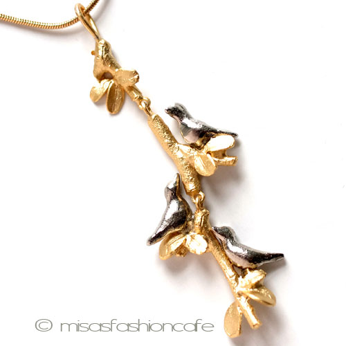 （画像用） マイケルミショー　再販！ 24Kgp鳥　ネックレス