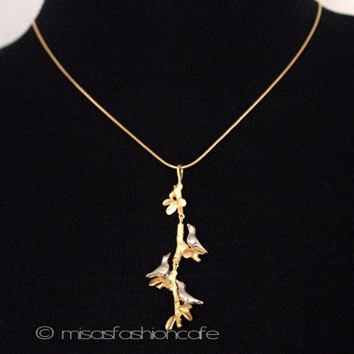 （画像用） マイケルミショー　再販！ 24Kgp鳥　ネックレス