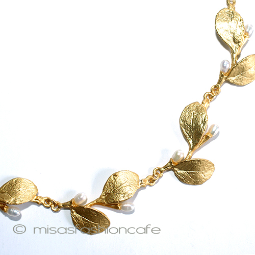 （画像用） マイケルミショー 24K真珠　ネックレス