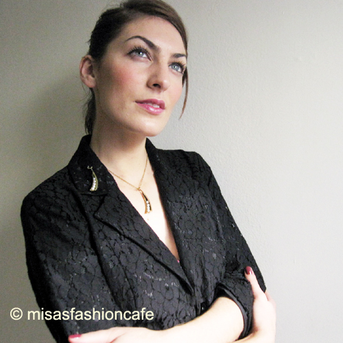 （画像用） Michaud ネックレス 真珠さやえんどう豆