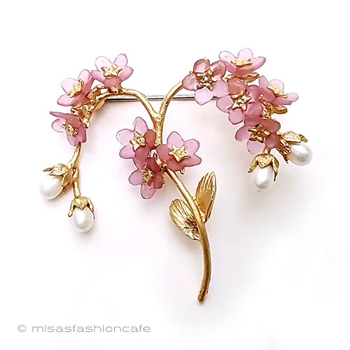 マイケルミショー　新着 真珠　忘れな草の花 - ウインドウを閉じる