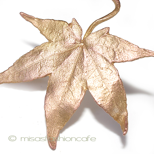 （画像用） マイケルミショー 再販！ 紅葉もみじ　ブローチ