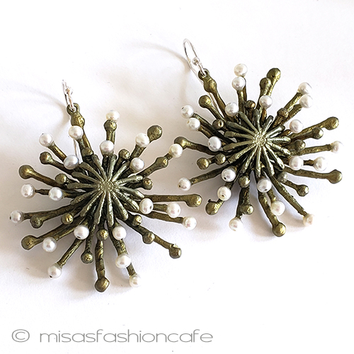 （画像用） マイケルミショー　真珠 ピアス　または　クリップ