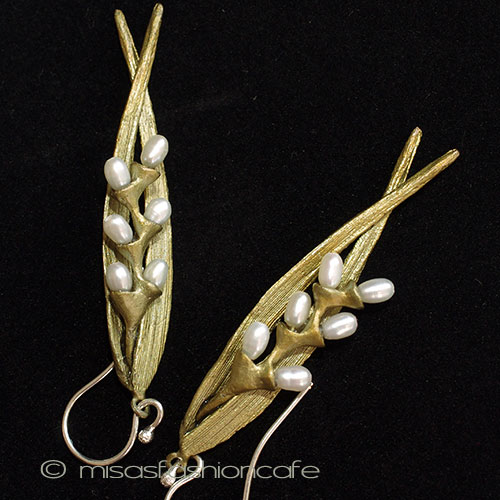 （画像用） マイケルミショー　真珠お米 ピアス　または　クリップ