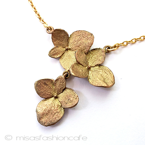 （画像用） マイケルミショー　 紫陽花　ネックレス