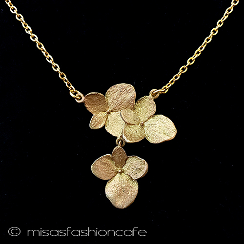 （画像用） マイケルミショー　 紫陽花　ネックレス