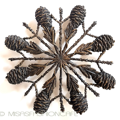 （画像用） マイケルミショー　鍋敷き 松ぼっくり　松の木