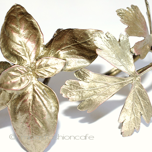 （画像用） ミショー　ナプキンリング ハーブ（バジル＆パセリ）