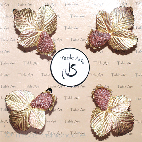 （画像用） マイケルミショー苺いちご再販 ナプキンリング　４個セット