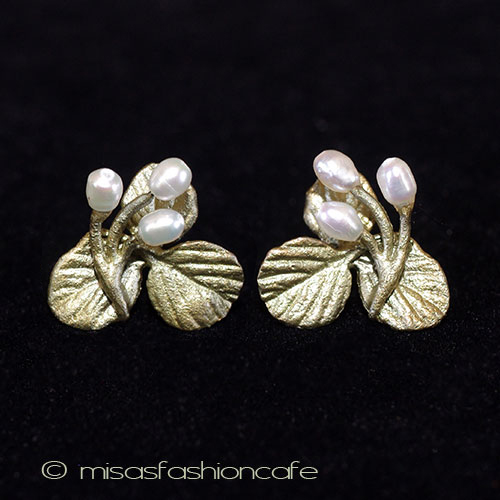 （画像用） マイケルミショー　ピアス 真珠　苺　再販！