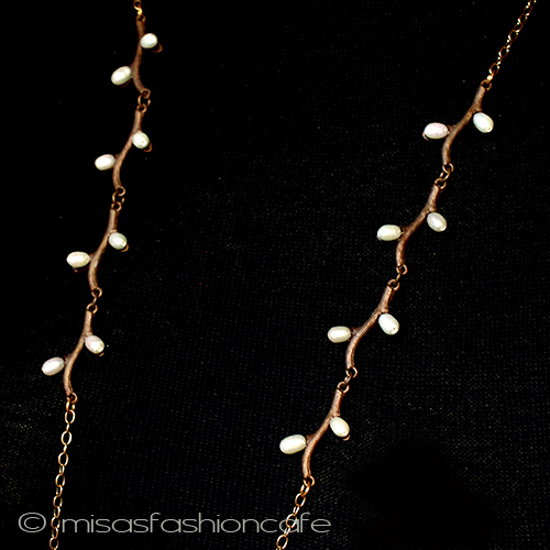 （画像用） マイケルミショー　真珠 ねこやなぎ　ネックレス