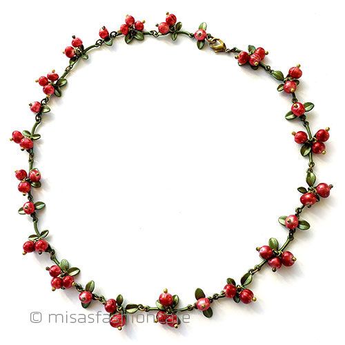 （画像用） 真珠のクランベリー パールの実ネックレス