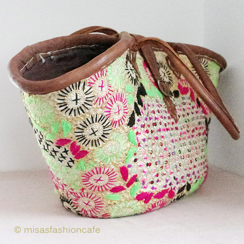 （画像用） モロッコ製かごバック 大