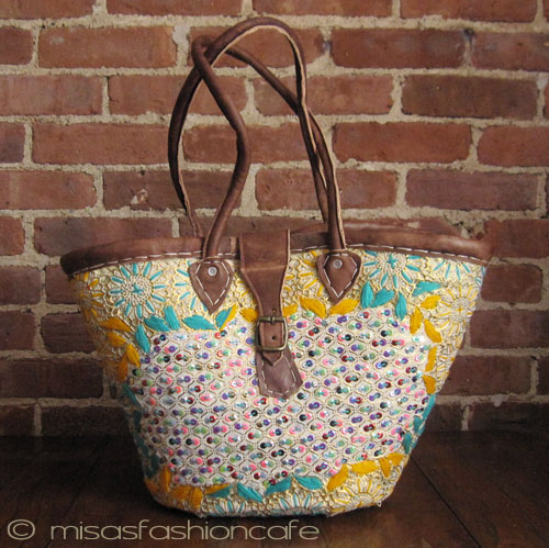 （画像用） モロッコ製 かごバック