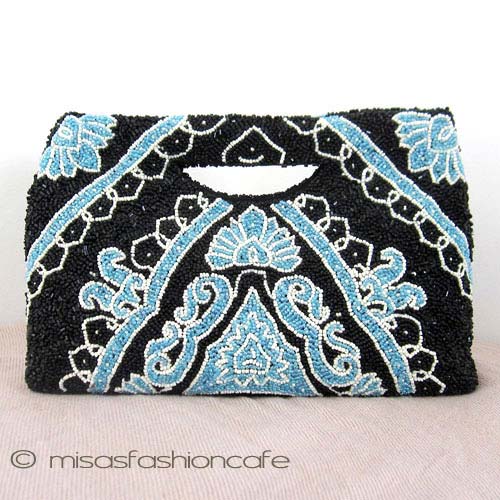 MOYNA モイナ バッグ ブルーレーシー - ウインドウを閉じる