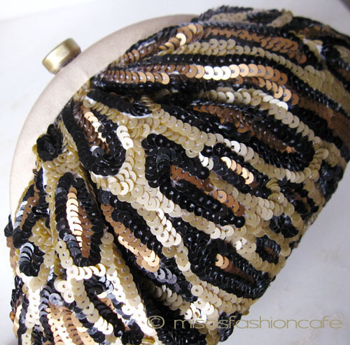 （画像用） SANTI サンティ クラッチ 　レオパード