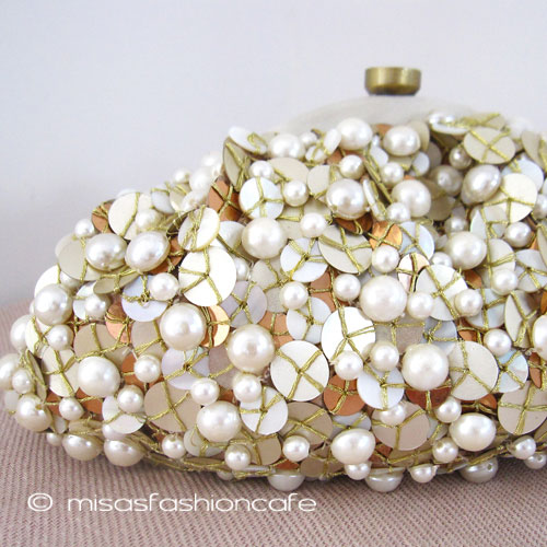 （画像用） SANTI サンティ クラッチ マザーオブパール