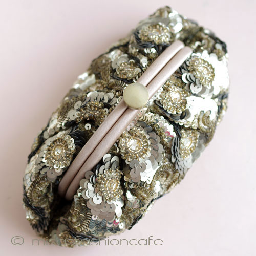 （画像用） ＳＡＮＴＩサンティ　バッグ ゴールド フラワー 再販