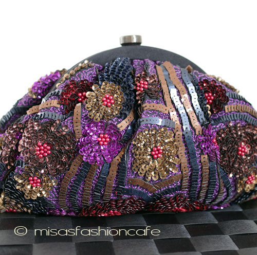 （画像用） SANTI サンティ クラッチ オータム・フラワー