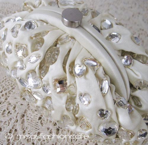 （画像用） SANTI サンティ クラッチ 再販！ハートジュエル