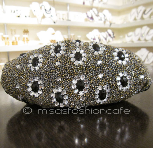 （画像用） SANTI サンティ クラッチ 　ジュエル・フラワー