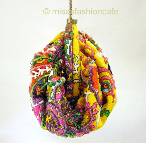 （画像用） SANTI サンティ クラッチ ジュエルペイズリー