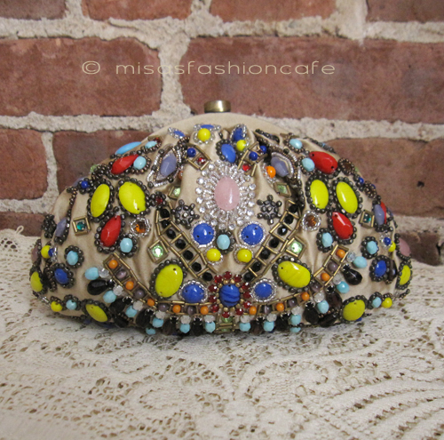 （画像用） SANTI サンティ クラッチ 　エスニック・ビジュー