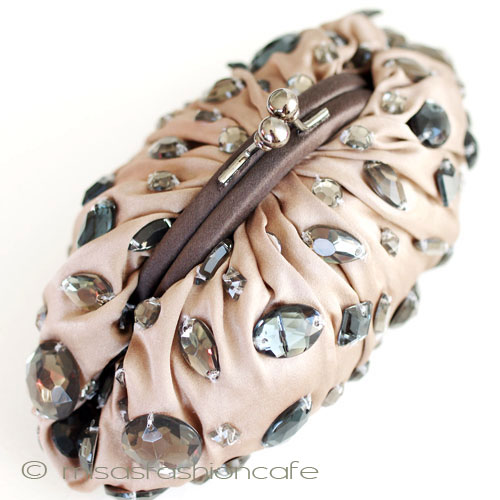 （画像用） ＳＡＮＴＩサンティ　バッグ ブラウンｘグレー再販