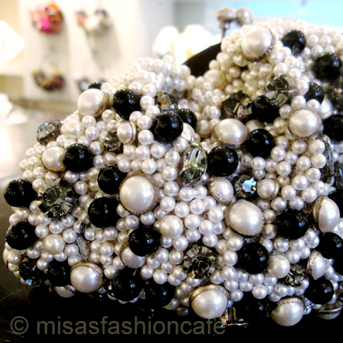 （画像用） SANTI サンティ クラッチ 豪華パールジュエル