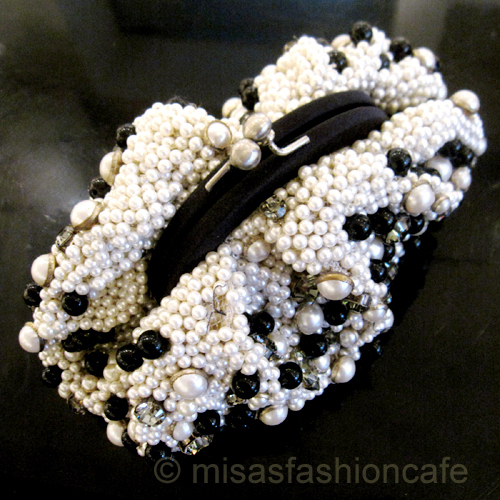 （画像用） SANTI サンティ クラッチ 豪華パールジュエル