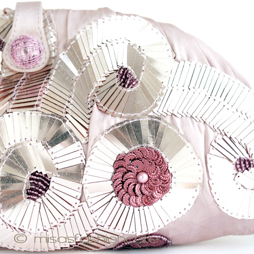 （画像用） ＳＡＮＴＩサンティ　バッグ メタリック・ピンク（Lサイズ）