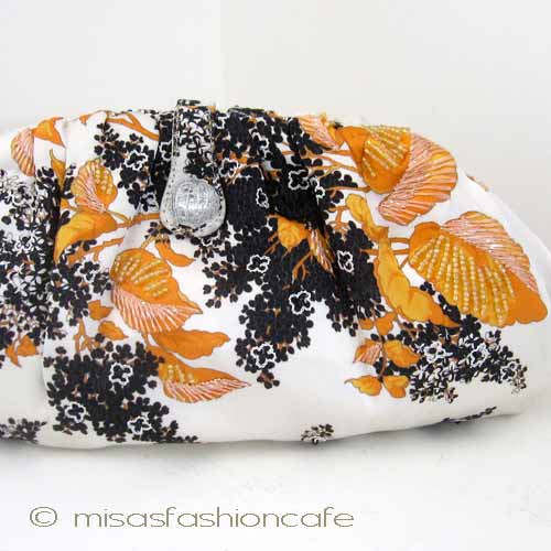 （画像用） SANTI サンティ クラッチ プリント・シルク（ L ）