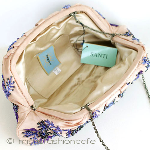 （画像用） ＳＡＮＴＩ　クラッチ パープル・フラワー