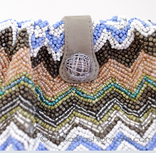 （画像用） SANTI サンティ クラッチ 　ジグザグ サマー