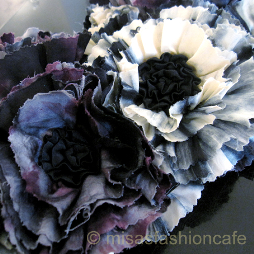 （画像用） SANTI サンティ クラッチ タイダイフラワー