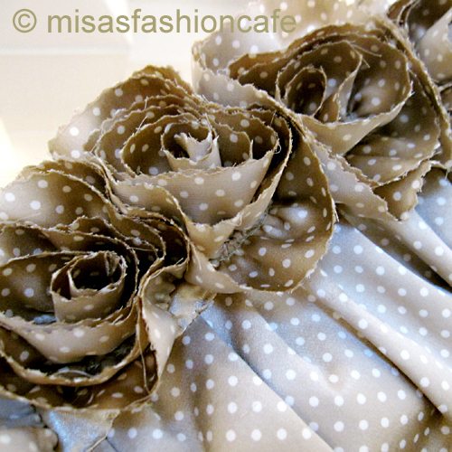 （画像用） ＳＡＮＴＩサンティ　バッグ 水玉柄シルクフローラル