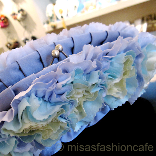 （画像用） SANTI サンティ クラッチ シルクフラワー