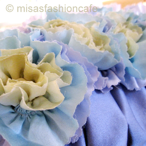 （画像用） SANTI サンティ クラッチ シルクフラワー