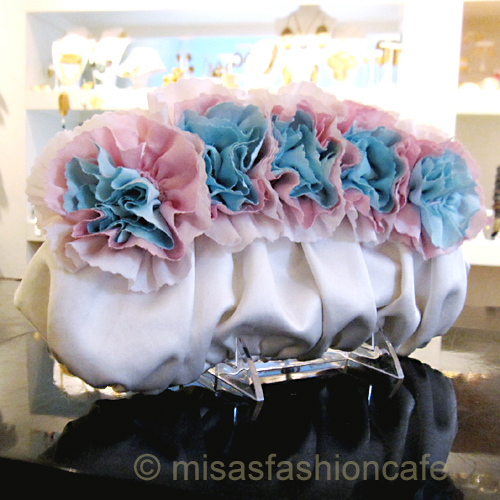 （画像用） SANTI サンティ クラッチ シルクフラワー