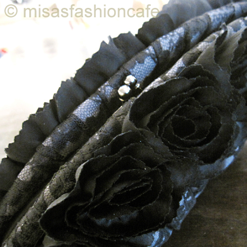 （画像用） SANTI サンティ クラッチ フラワーレース