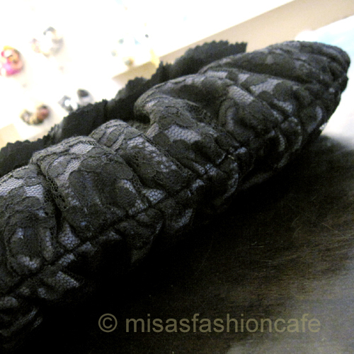 （画像用） SANTI サンティ クラッチ フラワーレース