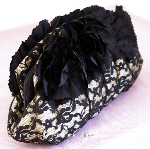 （画像用） SANTI サンティ クラッチ 再販!フラワーレース