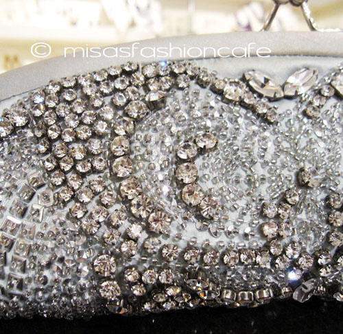 （画像用） SANTI サンティ クラッチ バタフライ・シルバー