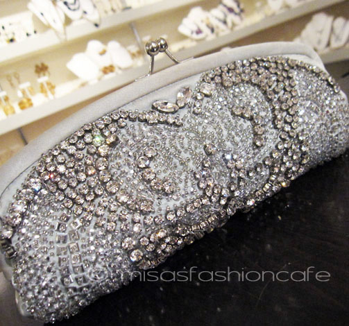 （画像用） SANTI サンティ クラッチ バタフライ・シルバー