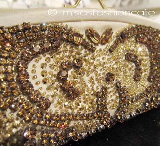 （画像用） SANTI サンティ クラッチ バタフライ・ゴールド