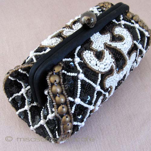 （画像用） SANTIサンティ クラッチ 　mode BLK&WH