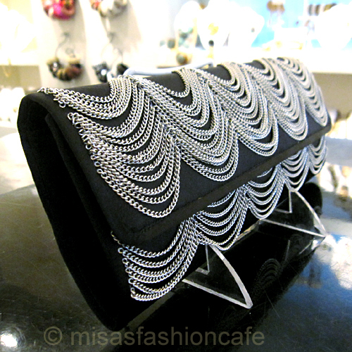 （画像用） SANTI サンティ クラッチ チェーン ドレープ